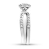 Thumbnail Image 3 of Diamond Bridal Set 7/8 ct tw Round-cut 14K White Gold