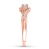 Thumbnail Image 2 of Diamond Engagement Ring 1/2 ct tw Round-cut 14K Rose Gold