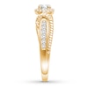 Thumbnail Image 1 of Diamond Engagement Ring 5/8 ct tw Round-cut 14K Yellow Gold