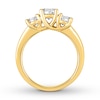 Thumbnail Image 1 of Diamond 3-Stone Ring 1-5/8 ct tw Round-cut 14K Yellow Gold