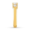 Thumbnail Image 3 of Diamond 3-Stone Ring 1-5/8 ct tw Round-cut 14K Yellow Gold