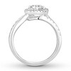 Thumbnail Image 1 of Diamond Engagement Ring 7/8 ct tw Round-cut 14K White Gold