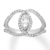 Thumbnail Image 0 of Diamond Engagement Ring 1-1/5 ct tw Marquise 14K White Gold