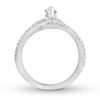 Thumbnail Image 1 of Diamond Engagement Ring 1-1/5 ct tw Marquise 14K White Gold