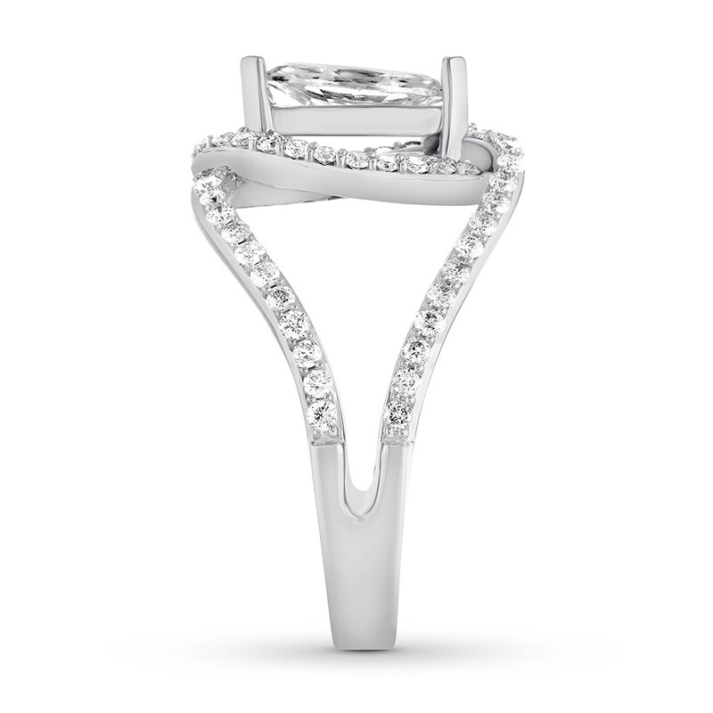 Diamond Engagement Ring 1-1/5 ct tw Marquise 14K White Gold