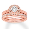 Thumbnail Image 0 of Neil Lane Bridal Set 7/8 ct tw Round-cut 14K Rose Gold