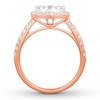 Thumbnail Image 2 of Diamond Engagement Ring 1-1/3 ct tw Round 14K Two-Tone Gold