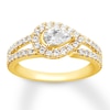 Thumbnail Image 1 of Diamond Engagement Ring 7/8 ct tw Pear-shaped 14K Yellow Gold