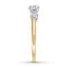 Thumbnail Image 2 of Diamond 3-Stone Ring 5/8 carat tw Round-cut 14K Two-Tone Gold