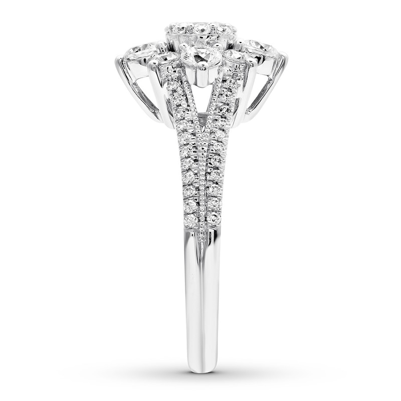 Diamond Engagement Ring 1 carat tw Round-cut 14K White Gold