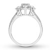 Thumbnail Image 3 of Diamond Engagement Ring 1 carat tw Round-cut 14K White Gold
