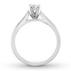 Thumbnail Image 1 of Diamond Engagement Ring 3/8 ct tw Round-cut 14K White Gold