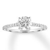 Thumbnail Image 0 of Diamond Engagement Ring 7/8 ct tw Round-cut 14K White Gold