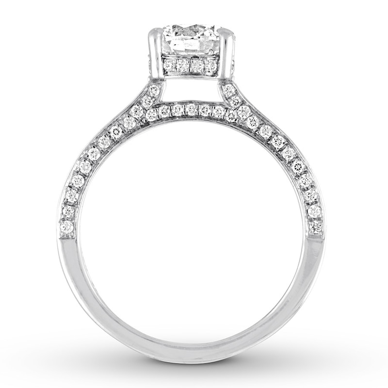 Diamond Engagement Ring 1 ct tw Round-cut 14K White Gold