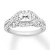 Thumbnail Image 0 of Diamond Engagement Ring 7/8 ct tw Emerald-cut 14K White Gold