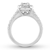 Thumbnail Image 2 of Diamond Bridal Set 1-1/3 ct tw Round-cut 14K White Gold