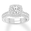 Thumbnail Image 0 of Diamond Bridal Set 1-1/3 ct tw Round-cut 14K White Gold