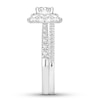 Thumbnail Image 2 of Diamond Bridal Set 1-1/3 ct tw Round-cut 14K White Gold