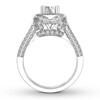 Thumbnail Image 2 of Diamond Engagement Ring 1-3/8 ct tw Round-cut 14K White Gold
