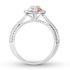 Thumbnail Image 1 of Diamond Engagement Ring 5/8 ct tw Round-cut 14K Two-Tone Gold