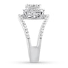 Thumbnail Image 2 of Diamond Engagement Ring 1 ct tw Round-cut 14K White Gold