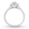 Thumbnail Image 1 of Diamond Engagement Ring 3/4 ct tw Round-cut 14K White Gold