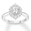 Thumbnail Image 0 of Diamond Engagement Ring 1 ct tw Round-cut 14K White Gold