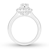 Thumbnail Image 1 of Diamond Engagement Ring 1 ct tw Round-cut 14K White Gold