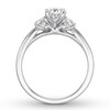 Thumbnail Image 2 of Diamond 3-Stone Ring 1-1/3 ct tw Round-cut 14K White Gold