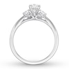 Thumbnail Image 1 of Diamond 3-Stone Ring 5/8 carat tw Round-cut 14K White Gold
