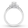 Thumbnail Image 1 of Diamond 3-Stone Ring 5/8 carat tw Round-cut 14K White Gold