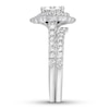 Thumbnail Image 2 of Neil Lane Bridal Set 1-1/2 ct tw Radiant/Round 14K White Gold