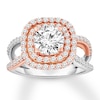 Thumbnail Image 0 of Diamond Engagement Ring 1-5/8 ct tw Round-cut 14K Two-Tone Gold