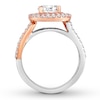 Thumbnail Image 1 of Diamond Engagement Ring 1-5/8 ct tw Round-cut 14K Two-Tone Gold
