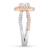 Thumbnail Image 2 of Diamond Engagement Ring 1-5/8 ct tw Round-cut 14K Two-Tone Gold
