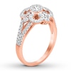 Thumbnail Image 1 of Diamond Engagement Ring 3/4 ct tw Round-cut 14K Rose Gold