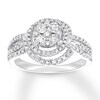 Thumbnail Image 0 of Diamond Engagement Ring 1 ct tw Round-cut 14K White Gold