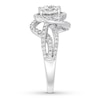 Thumbnail Image 2 of Diamond Engagement Ring 1 ct tw Round-cut 14K White Gold
