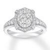 Thumbnail Image 0 of Diamond Engagement Ring 1 carat tw Round-cut 14K White Gold