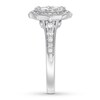 Thumbnail Image 2 of Diamond Engagement Ring 1 carat tw Round-cut 14K White Gold