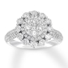 Thumbnail Image 0 of Diamond Engagement Ring 1-1/2 ct tw Round-cut 14K White Gold