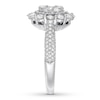 Thumbnail Image 2 of Diamond Engagement Ring 1-1/2 ct tw Round-cut 14K White Gold