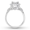 Thumbnail Image 1 of Diamond Engagement Ring 1-1/2 ct tw Round-cut 14K White Gold