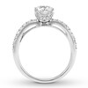 Thumbnail Image 2 of Diamond Engagement Ring 1-1/4 ct tw Round-cut 14K White Gold