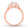 Thumbnail Image 1 of Diamond Engagement Ring 1-1/5 Carats tw 14K Rose Gold