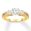 Thumbnail Image 0 of Diamond Engagement Ring 7/8 ct tw Round-cut 14K Yellow Gold