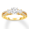Thumbnail Image 1 of Diamond Engagement Ring 1 ct tw Round-cut 14K Yellow Gold