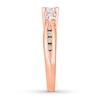 Thumbnail Image 3 of Diamond Engagement Ring 7/8 ct tw Round-cut 14K Rose Gold