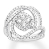 Thumbnail Image 0 of Princess-cut Diamond Engagement Ring 1-1/2 ct tw 14K White Gold