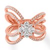 Thumbnail Image 0 of Diamond Engagement Ring 1-1/4 ct tw Round-cut 14K Rose Gold